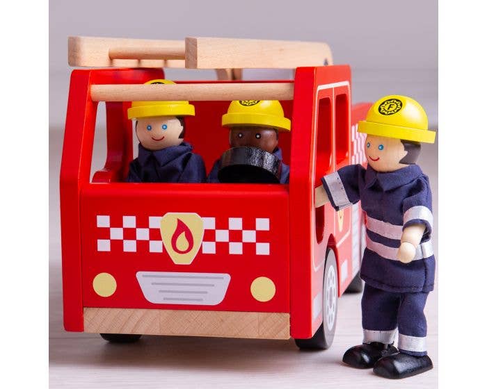 Bigjigs Toys - Wholesale Toy Car/Truck - Kids - City Fire Engine2