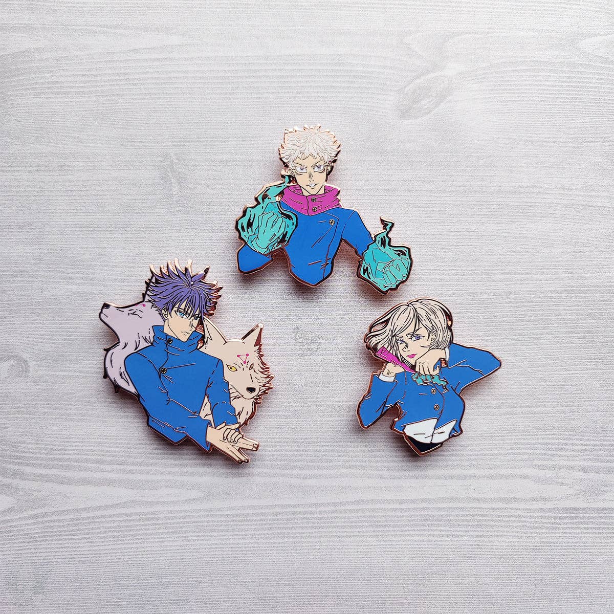 squibblefu - Wholesale Lapel Pin/Button - ***RETIRING last chance!*** Fushiguro | JJK Curse Fighters | Hard Enamel Pin2