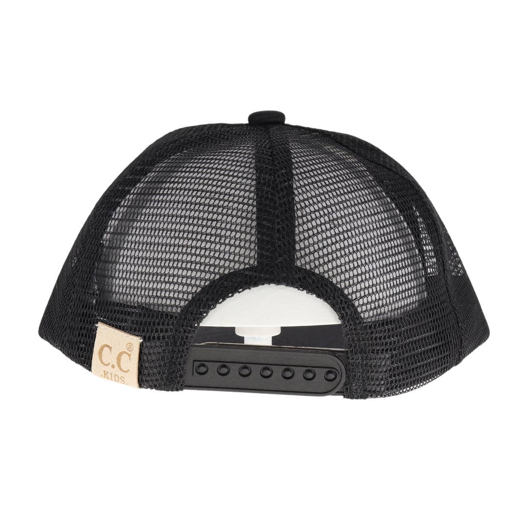 White KIDS Bright Abstract Butterfly C.C Ball Cap KIDSGBA01 for wholesale on Faire3