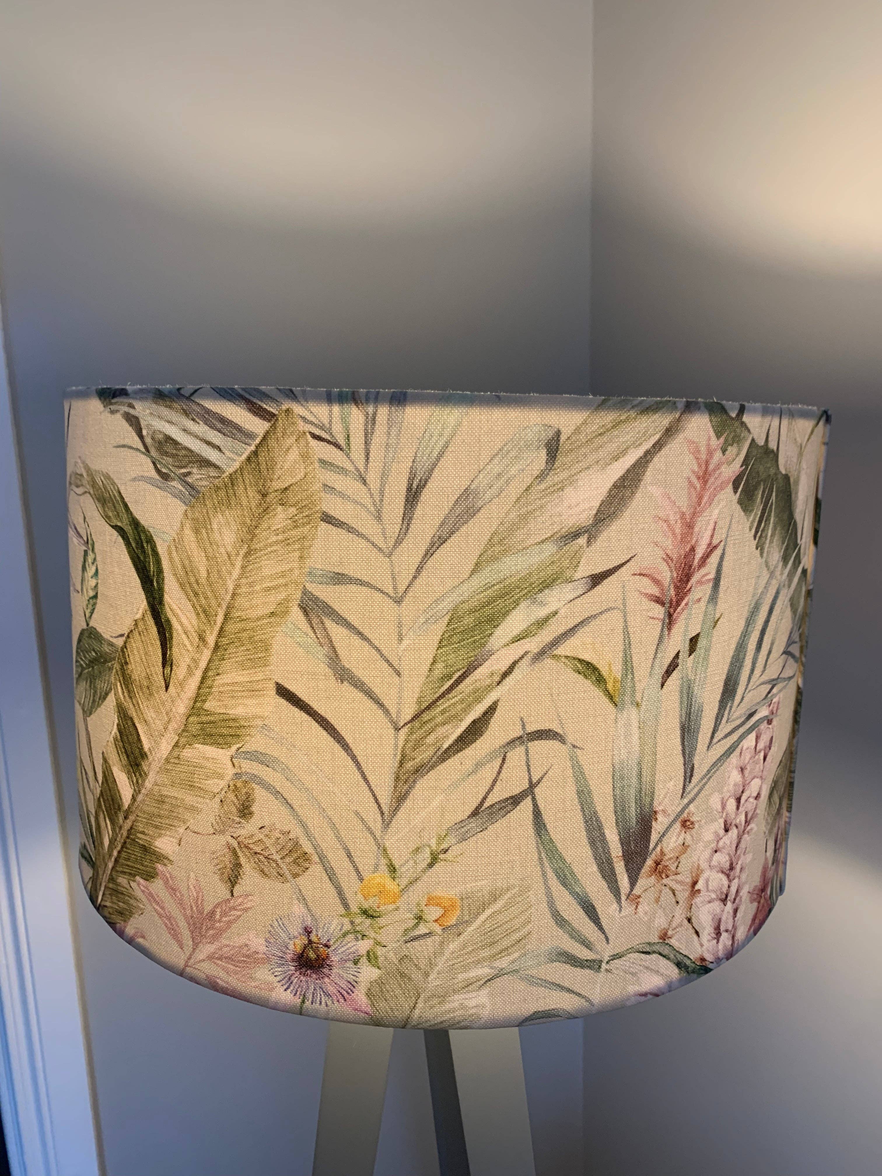 The Lampshade Jungle – wholesale Lampshade – Sage Flower Lampshade6