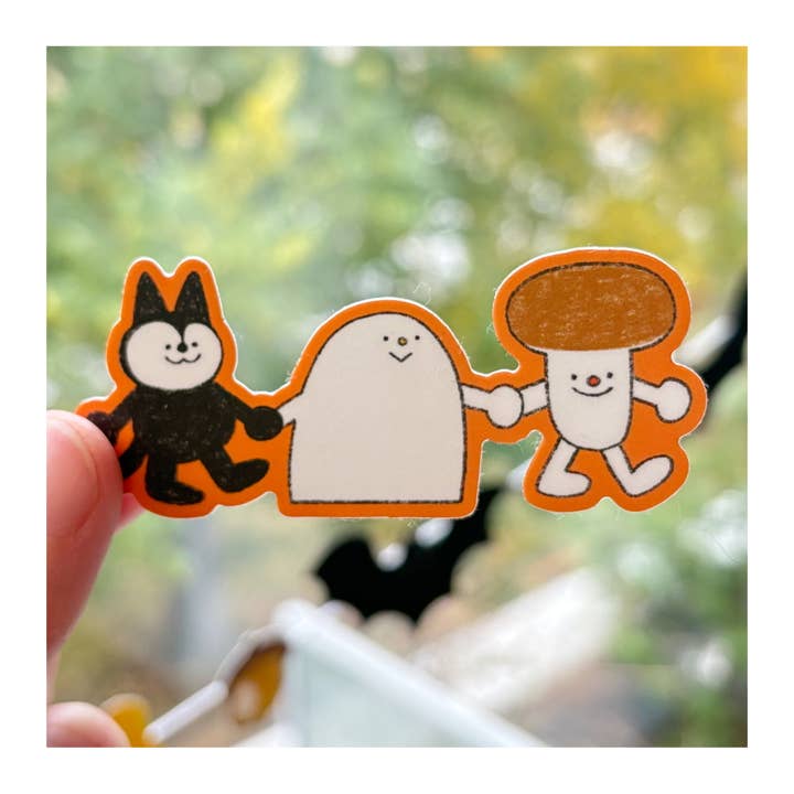 Spooky Friends Sticker for wholesale by Sydney Warnes