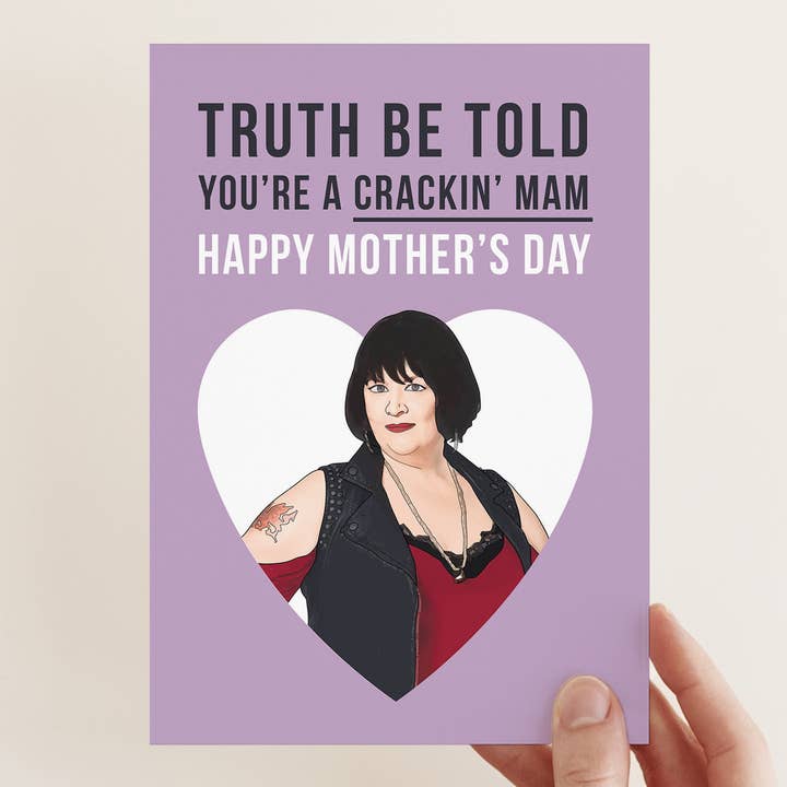 Nessa Mother's Day Card - Crackin' Mam for wholesale by Bonne Nouvelle