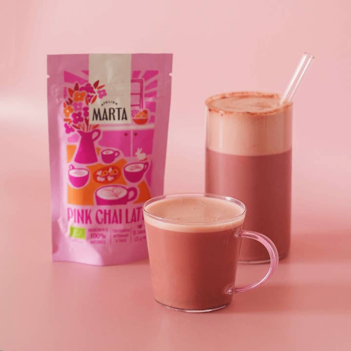 Atelier Marta - Wholesale Powdered Health Drink - Pink Chai Latte | physical and mental performance