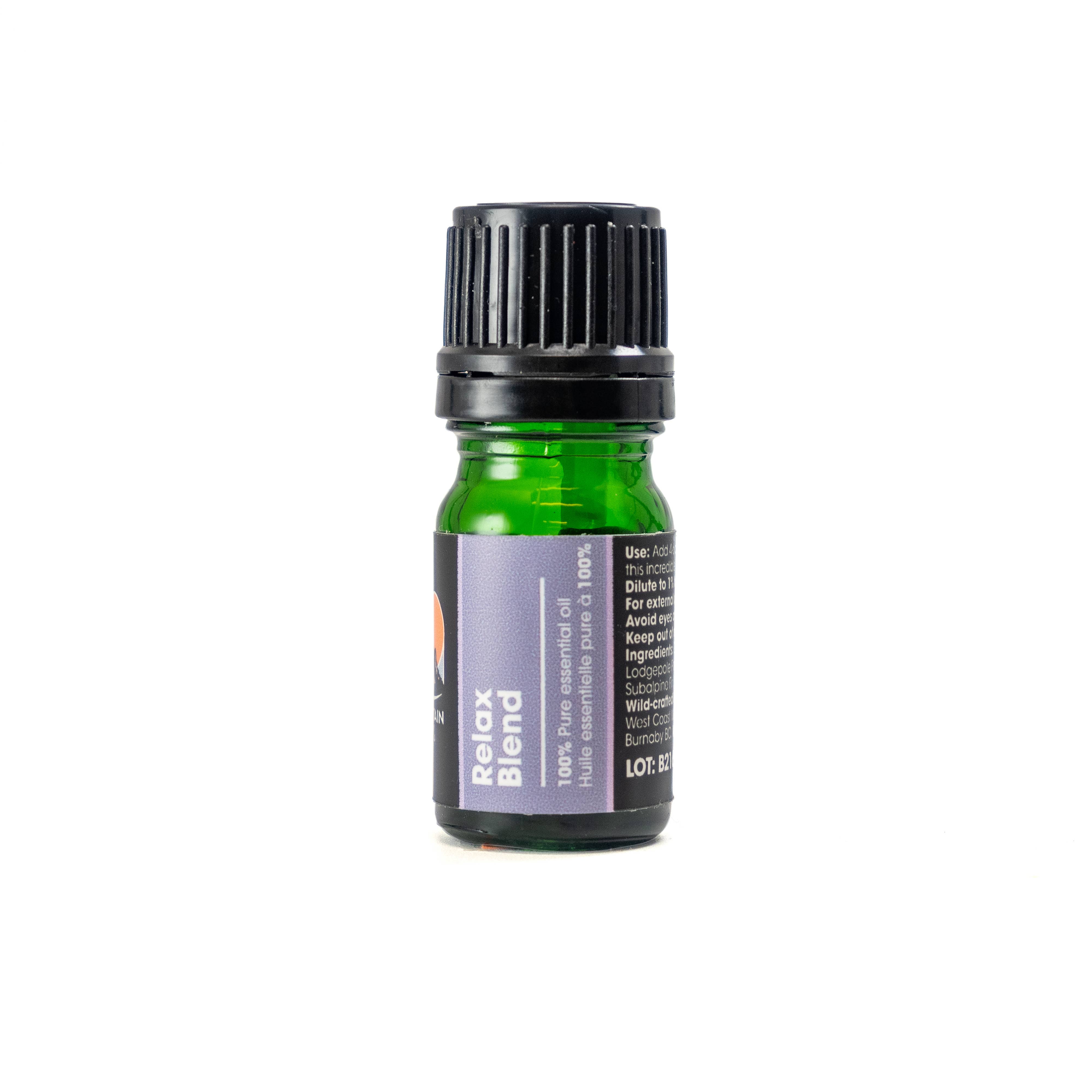 Coast Mountain Essential Oils – Óleo essencial por atacado – Óleo essencial Relax Blend - 5ml
