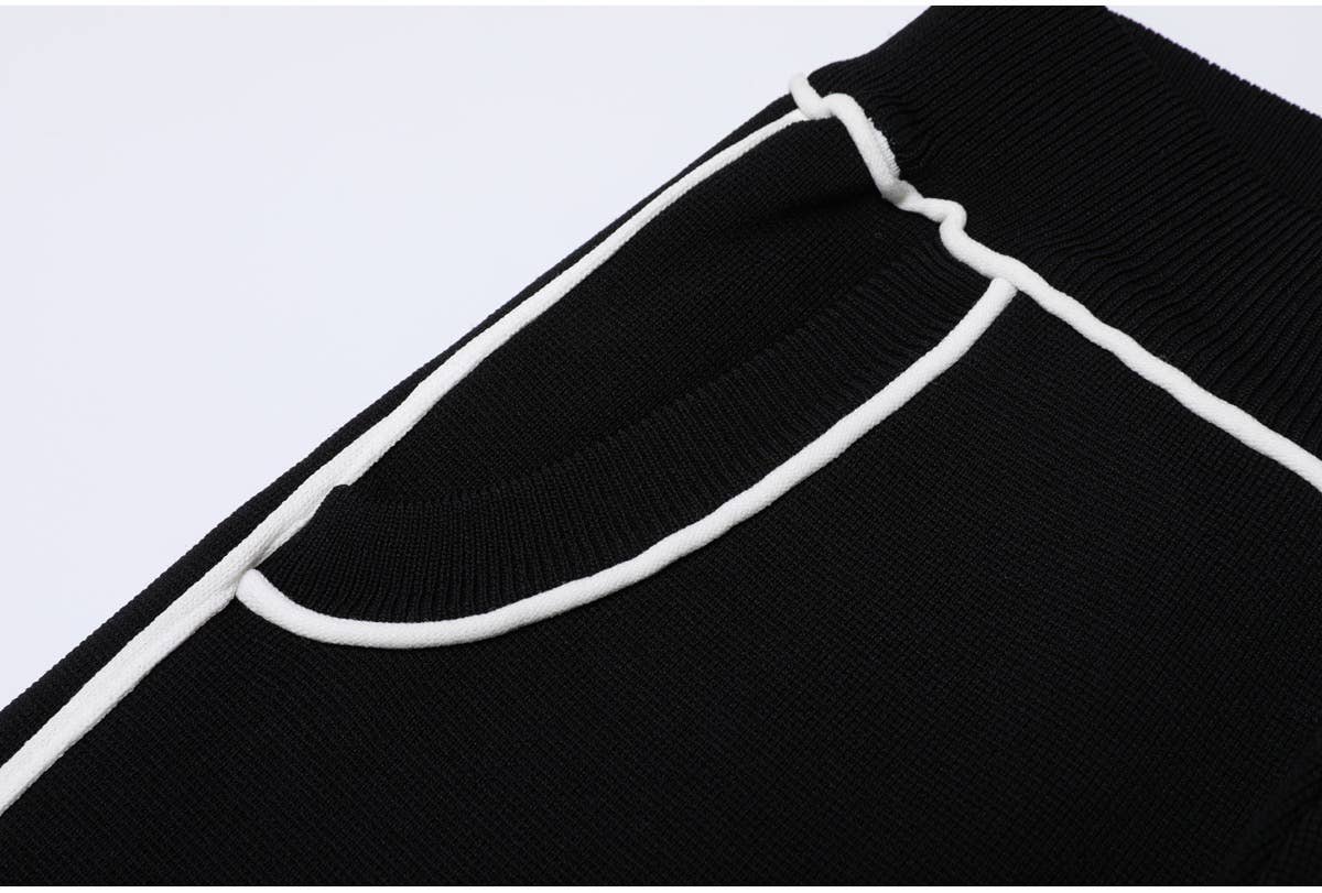 Productseeker – wholesale Top & pants set (NOT Loungewear) – Women's – SET276Y Striped Knit Cardigan Jacket and Casual Pants Set14