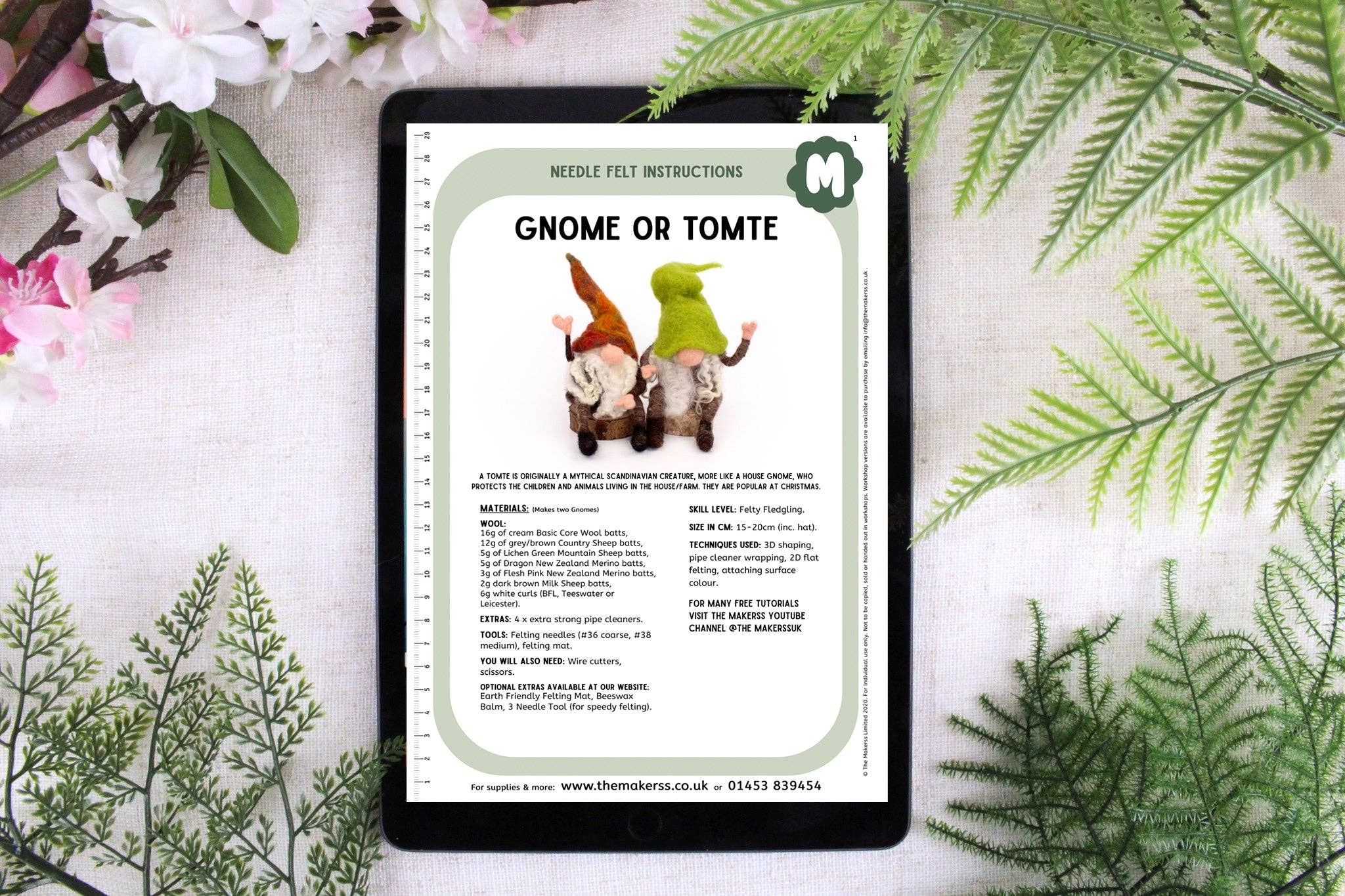 The Makerss - Wholesale Craft Sewing Kit - Gourmet Mouse Small Needle Felt Kit4