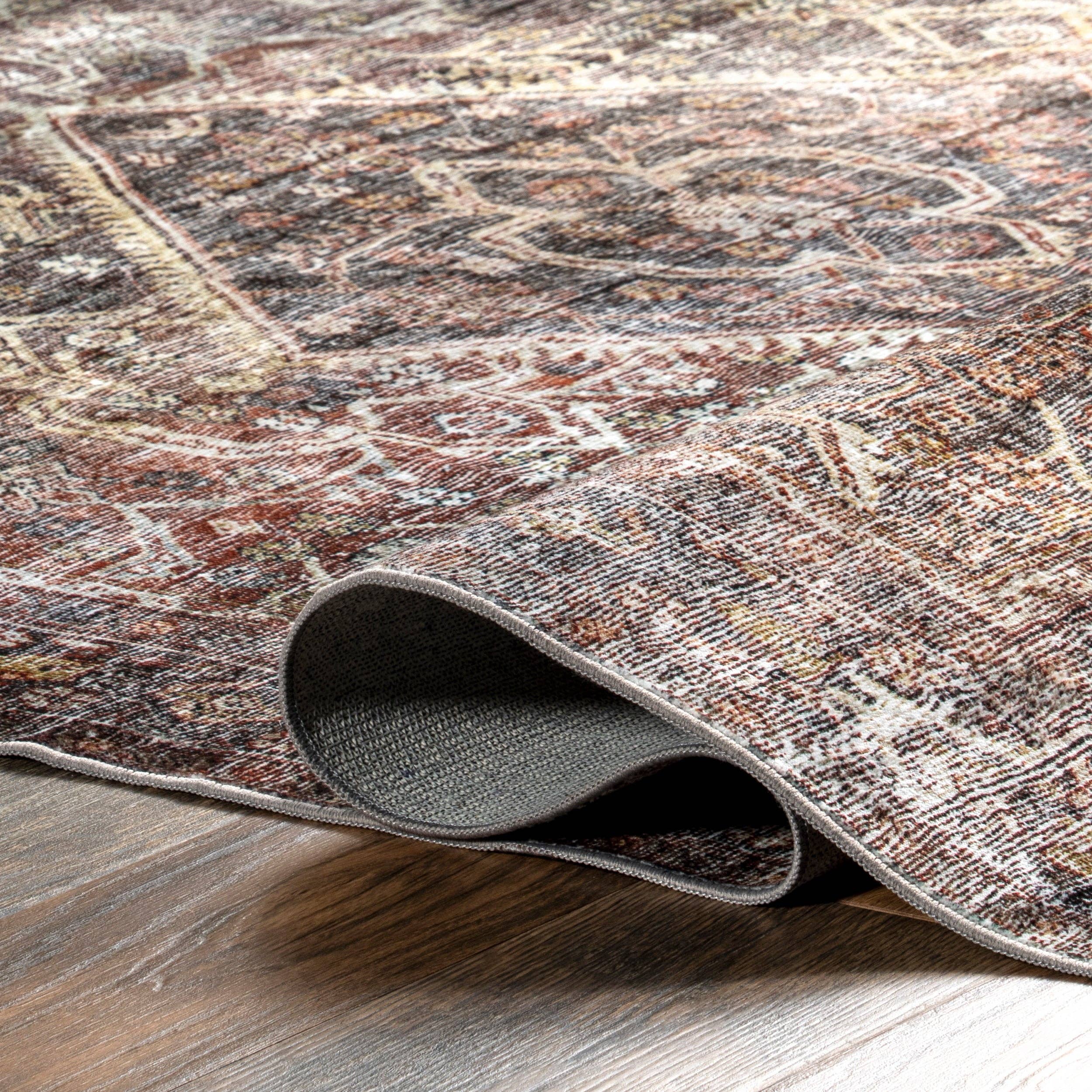 Multicolor Zofia Vintage Persian Machine Washable Area Rug for wholesale on Faire2