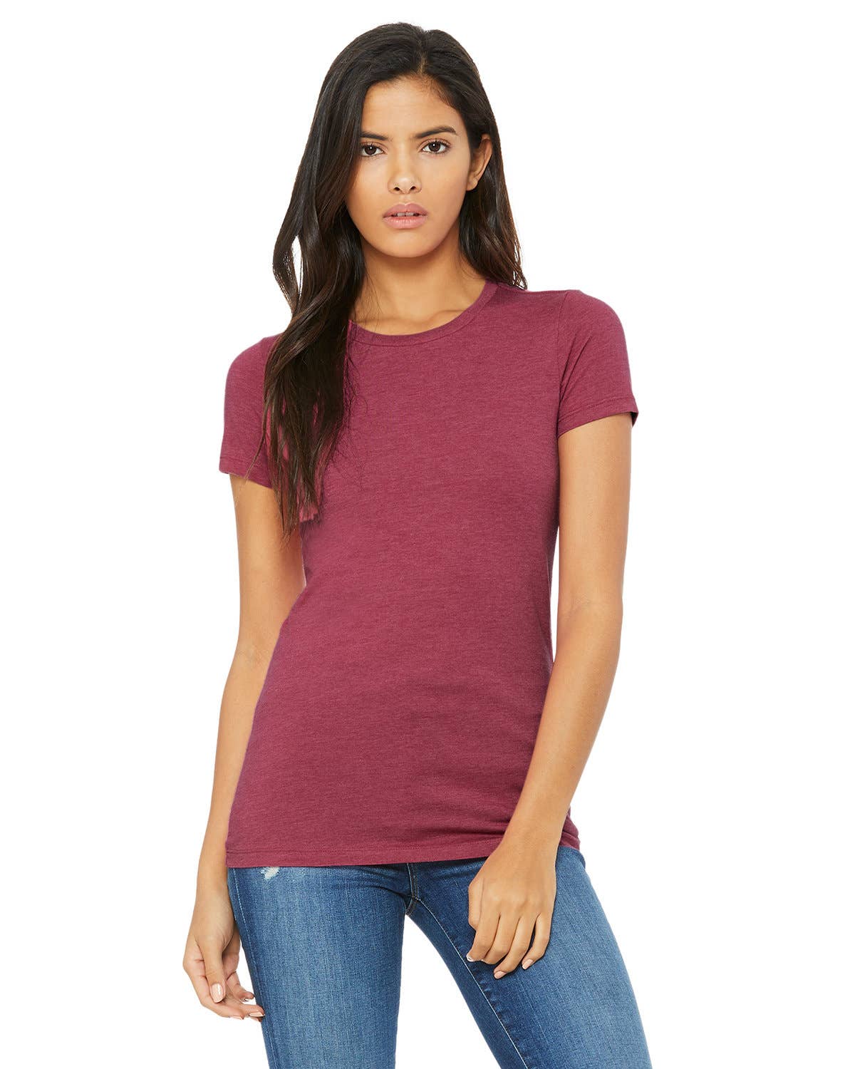 Total Apparel - Wholesale T-Shirt - Women's - Bella + Canvas 6004 - Ladies' Slim Fit T-Shirt31