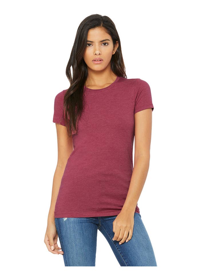 Total Apparel - Wholesale T-Shirt - Women's - Bella + Canvas 6004 - Ladies' Slim Fit T-Shirt31