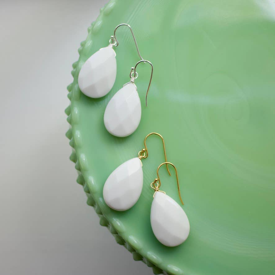 a.v. max - Wholesale Dangle Earrings - Serena Statement Semi Teardrop Earrings11