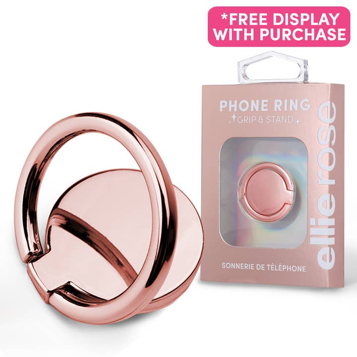 Rose Gold Phone Ring for wholesale by Ellie Rose