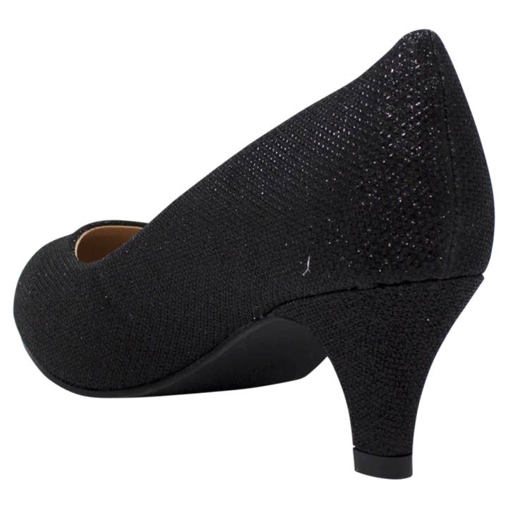 Rentoes - Wholesale Low Heels - Women's - Sparkly Evening Heeled Shoe 218-813