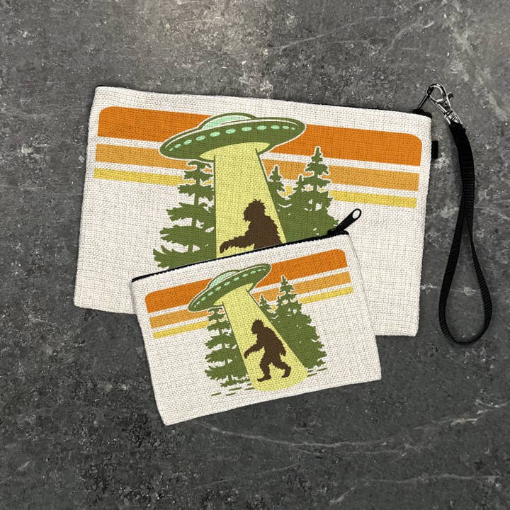 Pochette zippée UFO | Trousse de maquillage | Porte-monnaie | UFOs pour la vente par Two Little Fruits