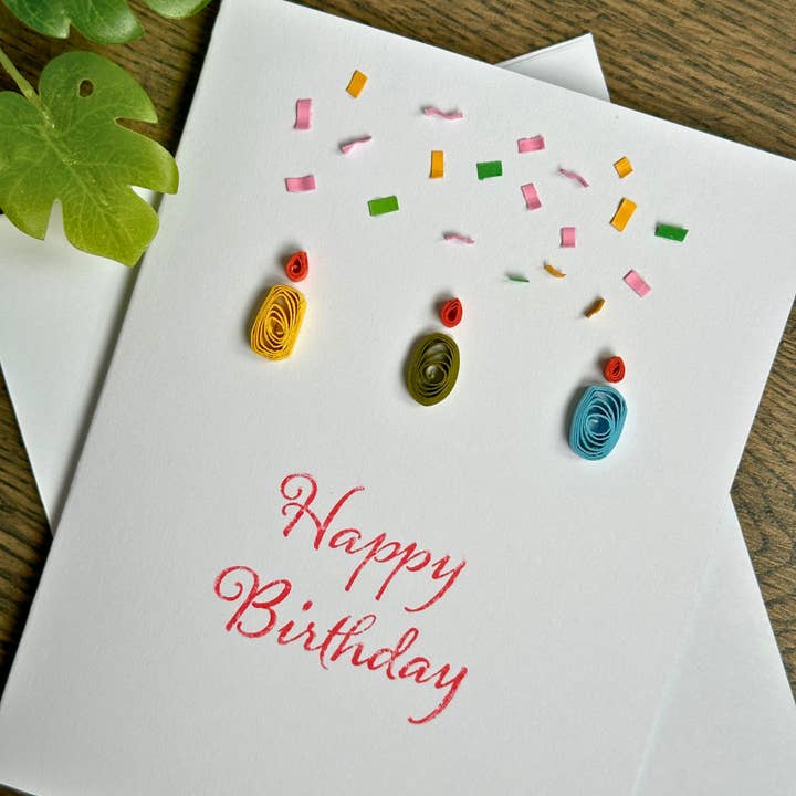 Craftify Mom – wholesale Birthday card – Handcrafted Quilling Birthday Card - Unique and Elegant Art