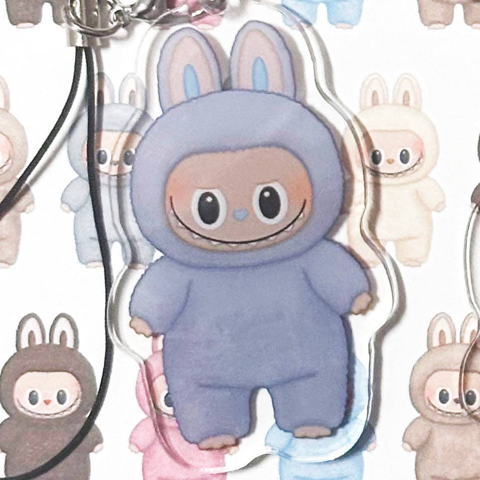 Parasol Paper - Wholesale Keychain - Women's - Labubu Exciting Macaron Series Mini Acrylic Charms5