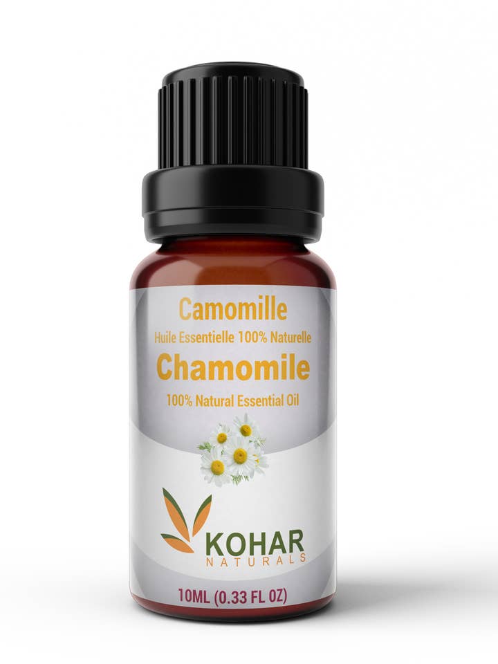 Huile essentielle de camomille 10 ml pour la vente par KOHAR NATURALS