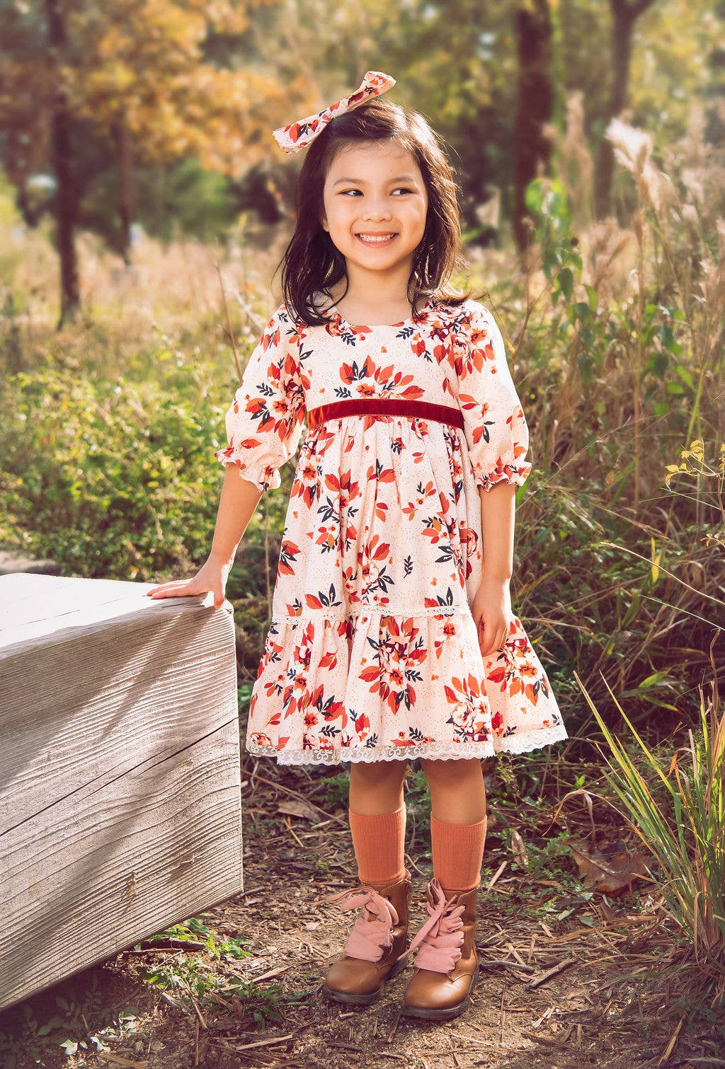 Haute Baby – Engroshandel Kjole - Baby – Haute Baby Autumn Love Girl Kjole til spædbørn og småbørn1