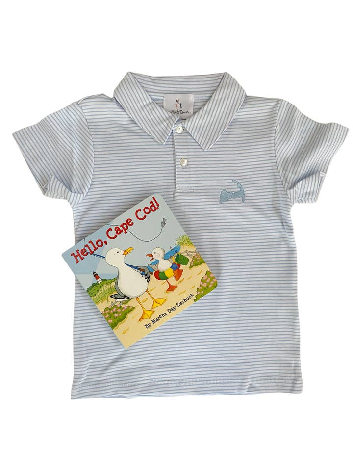 Cape Cod boys polo for wholesale by Maddie & Connor Co.