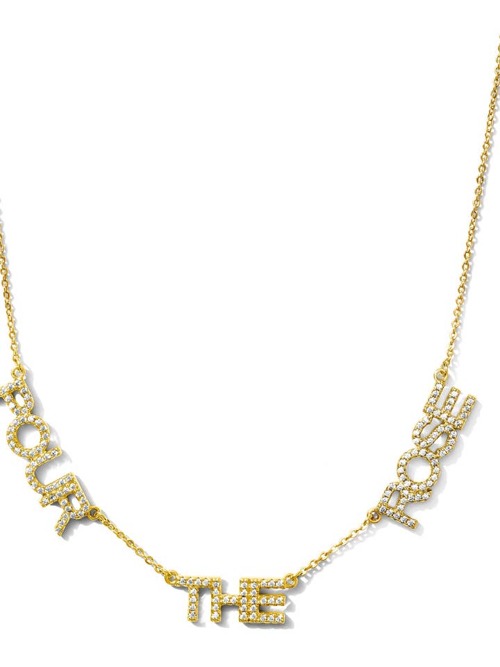 Pour The Rosé Necklace for wholesale by ZAXIE by Stefanie Taylor