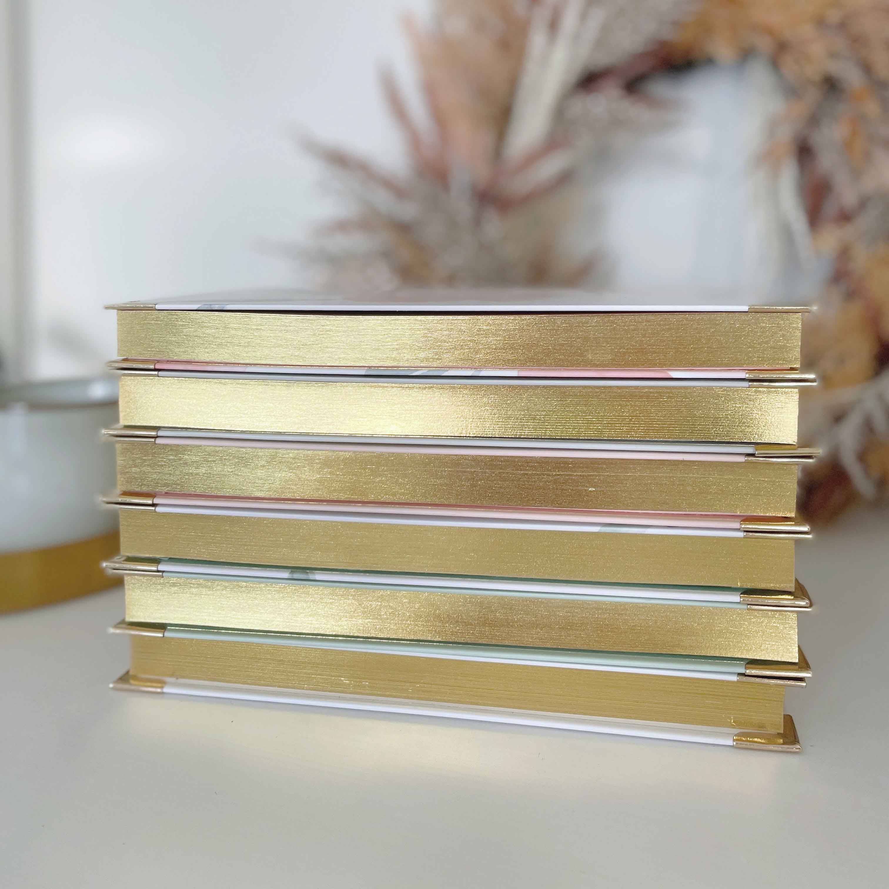 Blush And Gold – Agenda por atacado – NOVO - Livro de planificador de casamentos de Eucalipto de Luxo com Edg dourado2