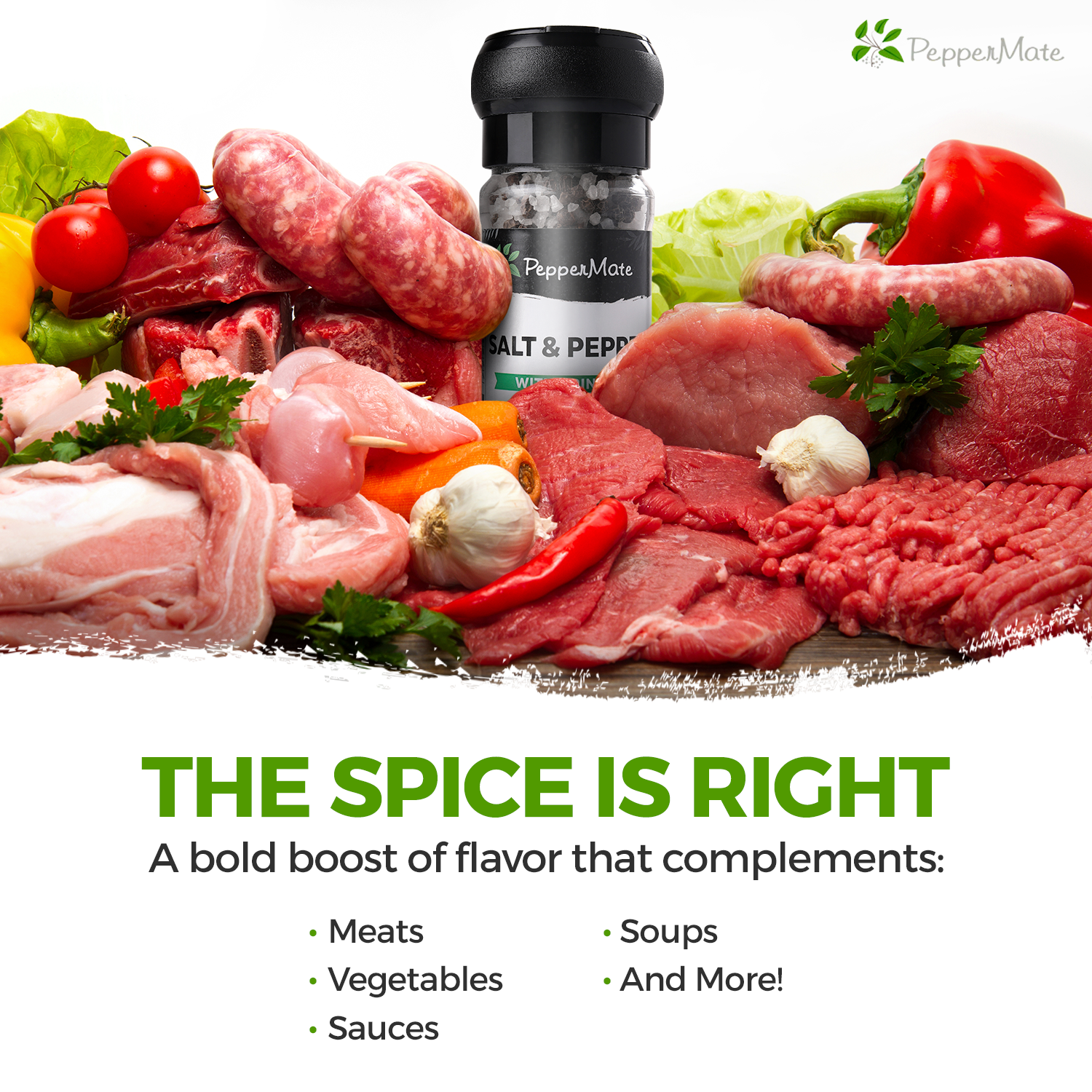 Peppermate – Engroshandel Salt- og peberbøssesæt – Engangs salt & peberkværn - 4.09 OZ6