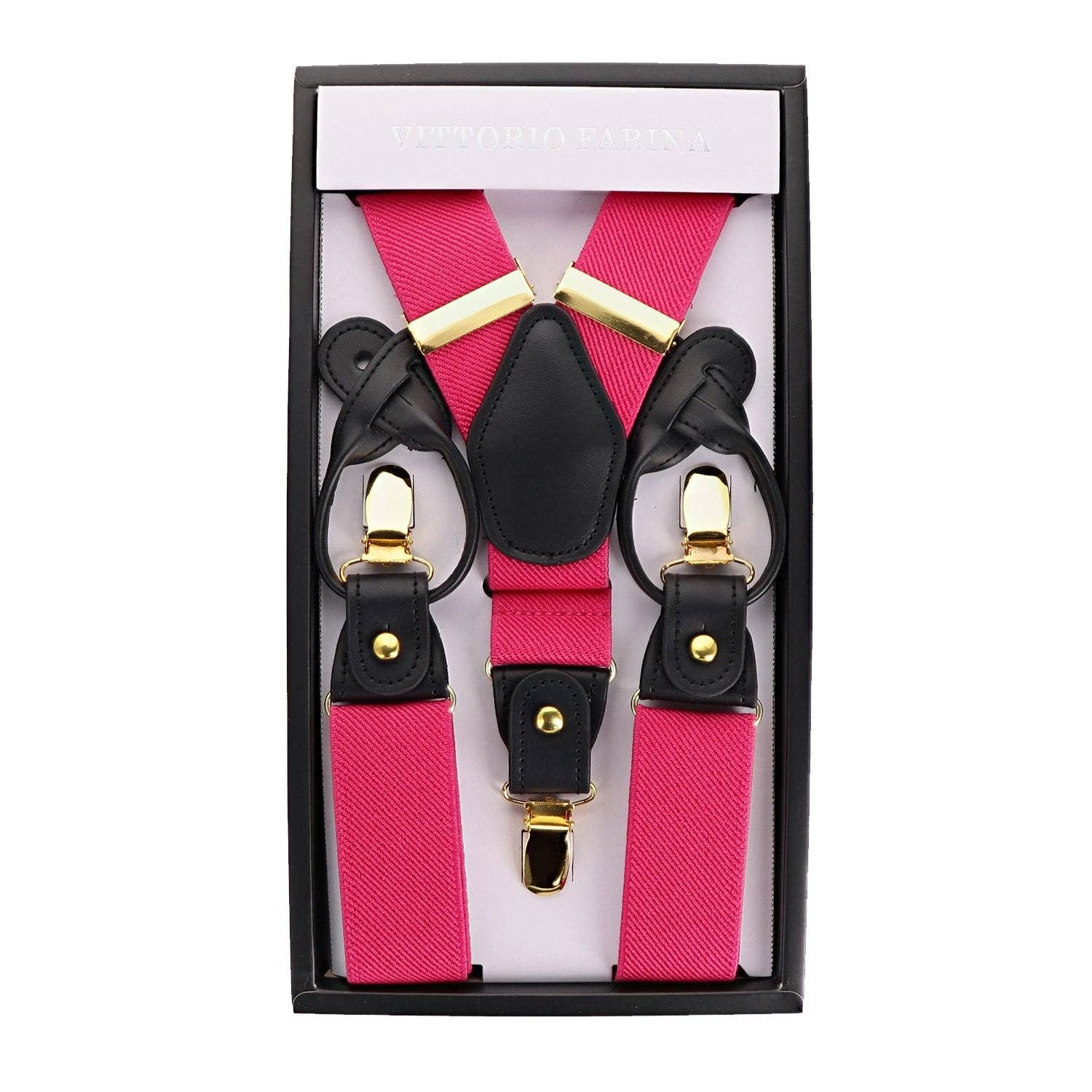 Dubal Brothers - Wholesale Suspenders - Men's - Vittorio Farina Men's Vibrant Colorful Convertible Suspender by Classy Cufflinks24