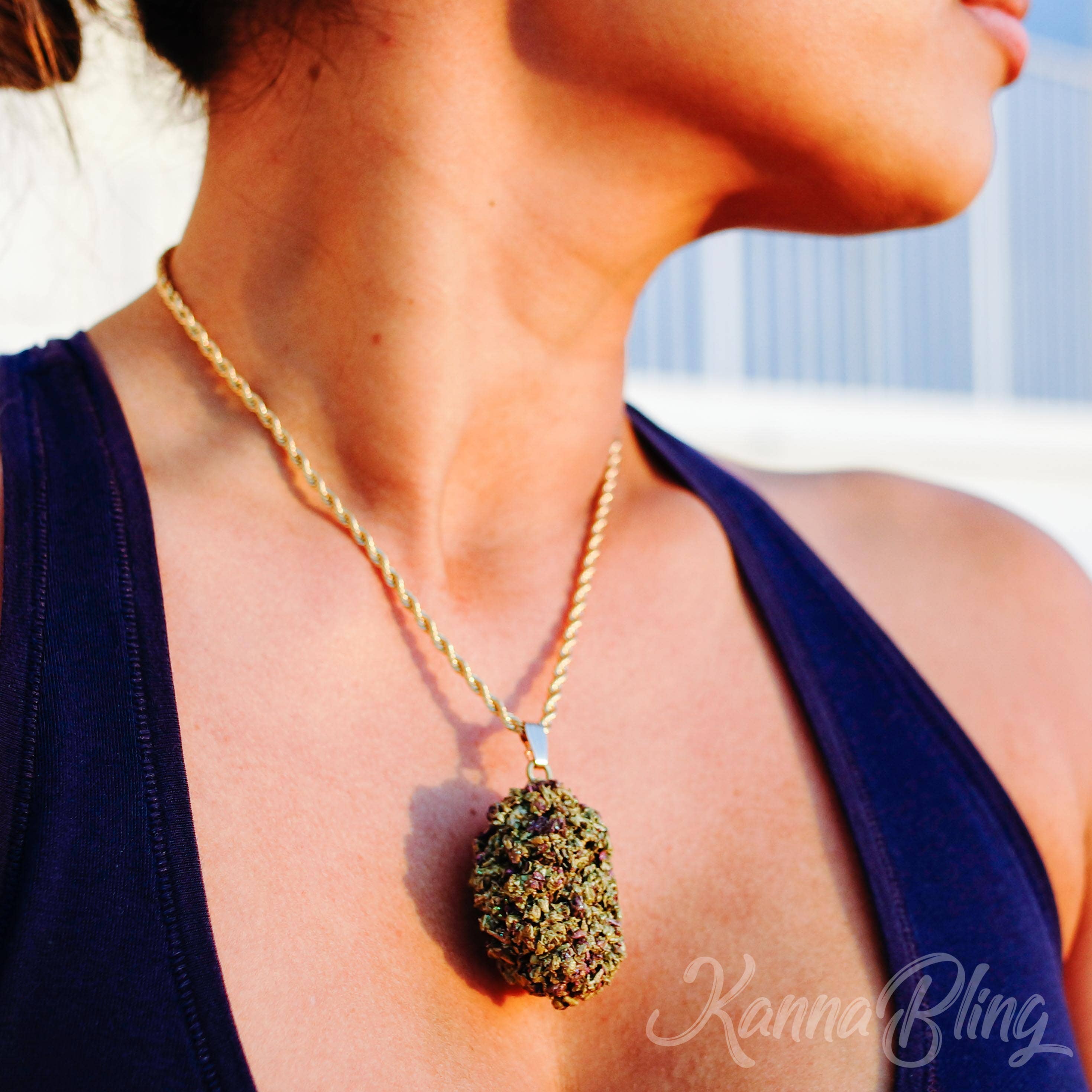 Kannabling - Wholesale Pendant/Charm Necklace - KannaBling - HIS & HERS Gold Rope Chain3