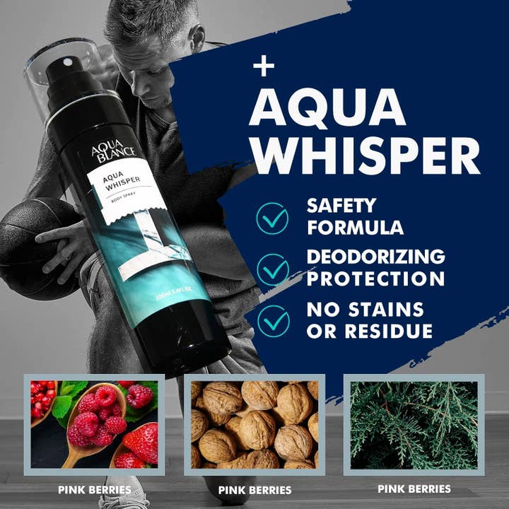 VIAI Beauty - Wholesale Deodorant - Men's - AQUA BLANCE Deodorizing Body Spray2