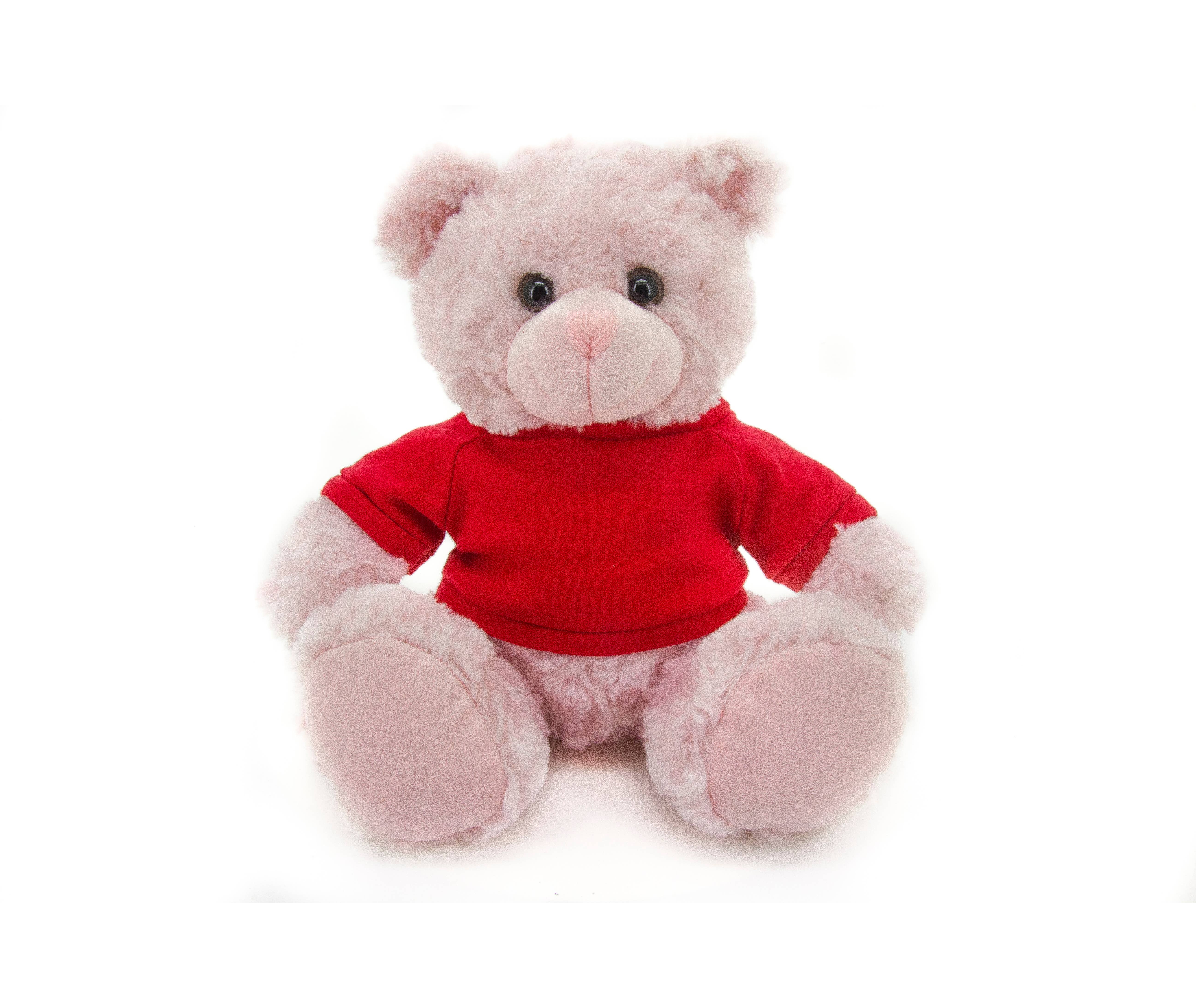 Plushland – wholesale Fyllda/plyschleksaker - Barn och baby – 12" Personlig nallebjörn i T-shirt | Anpassad plyschbjörn87