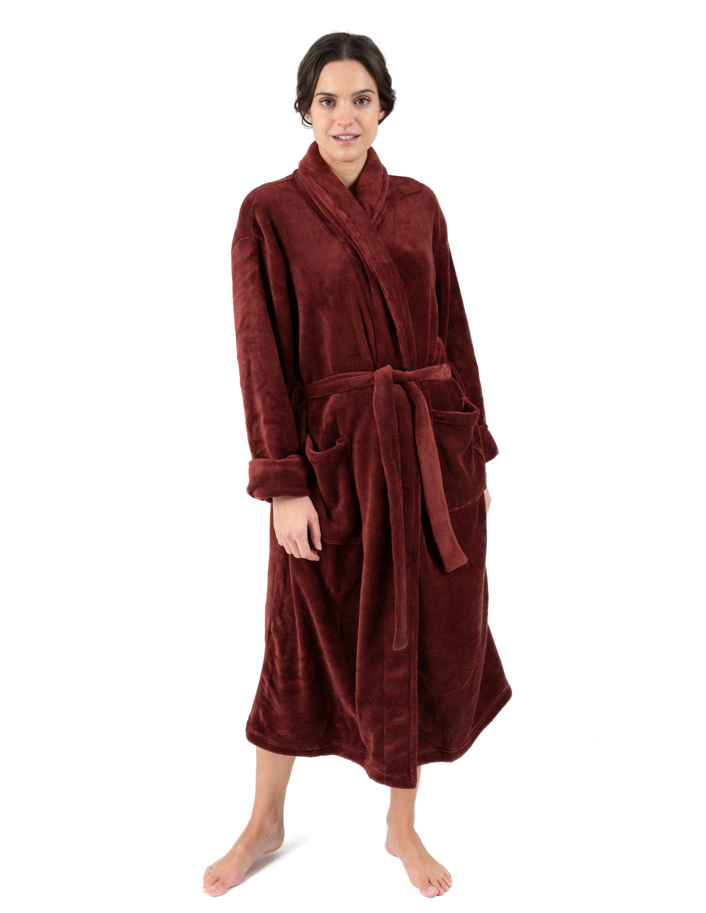 Leveret Pajamas - Wholesale Robe - Women's - Womens Fleece Robe3