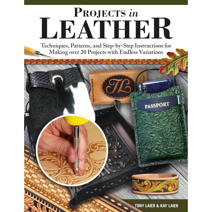 Fox Chapel Publishing - Vente Livre sur l'artisanat, les loisirs créatifs et le bricolage - Projets en cuir - Techniques, modèles et instructions