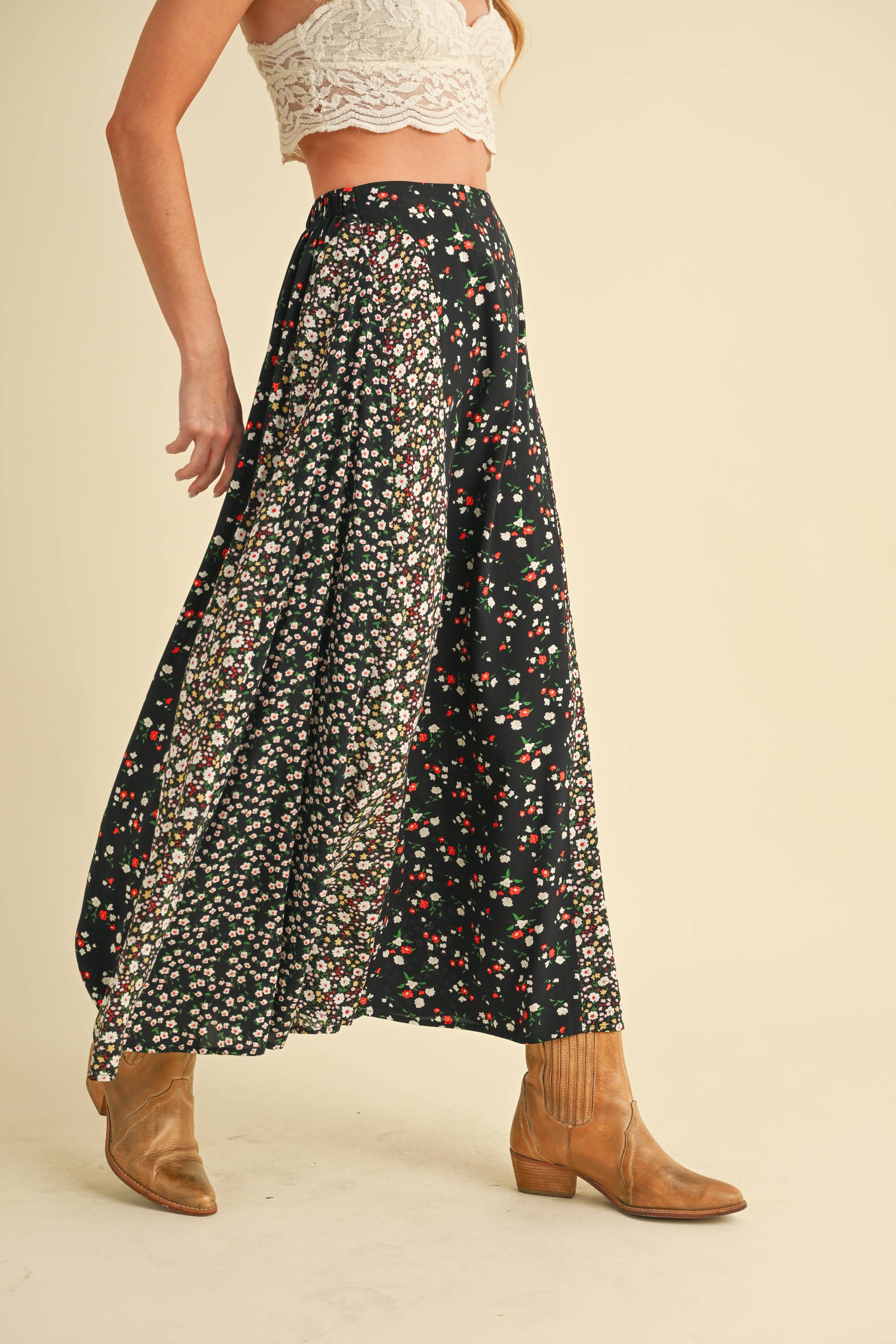 AEMI + CO - Wholesale Skirt - Women's - 745BK Melanie Skirt 154