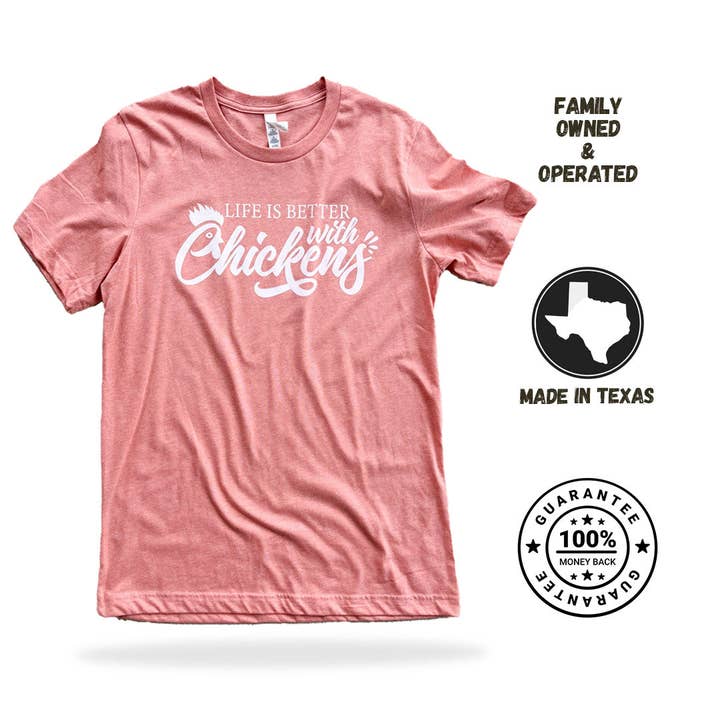 The Chicken Bawks - Wholesale T-Shirt (Graphic) - Unisex - Life is Better3