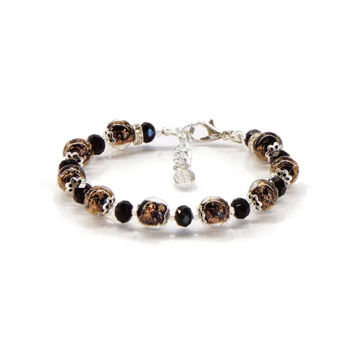 ALBATROS S.R.L. - Wholesale Beaded Bracelet - ROSE bracelet in Murano glass beads fashion gift idea elegant jewelry11