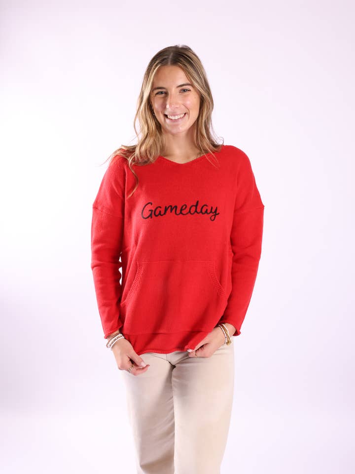 Top It Off - Wholesale Tunic Sweater - Women's - Willow Gameday Sweater - Multi Sport & Pocket - Fall 20253