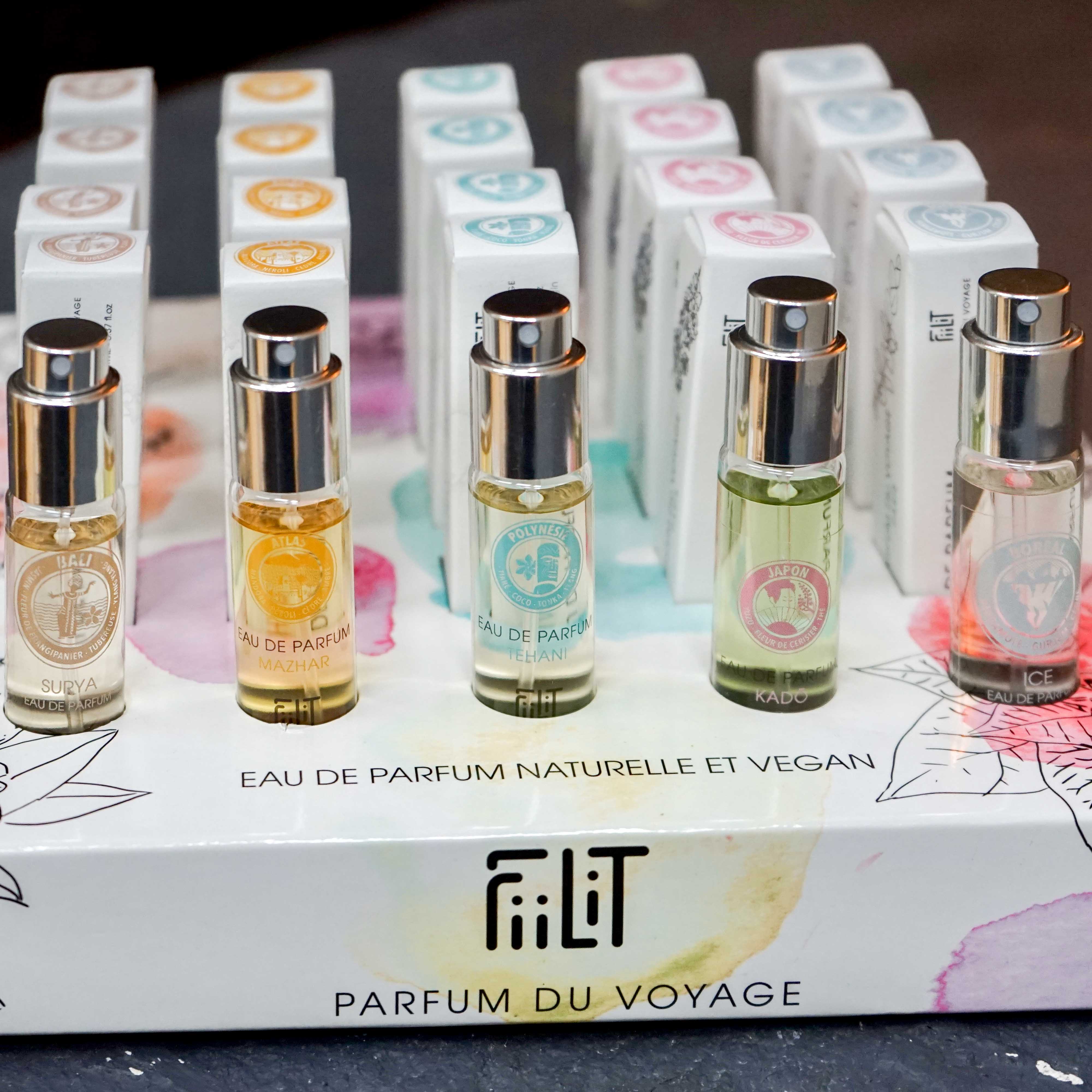 FiiLiT Parfum du voyage - Wholesale Perfume/Eau de Toilette - Display 5 Best-Sellers – Eau de Parfum 11 mL + Testers1
