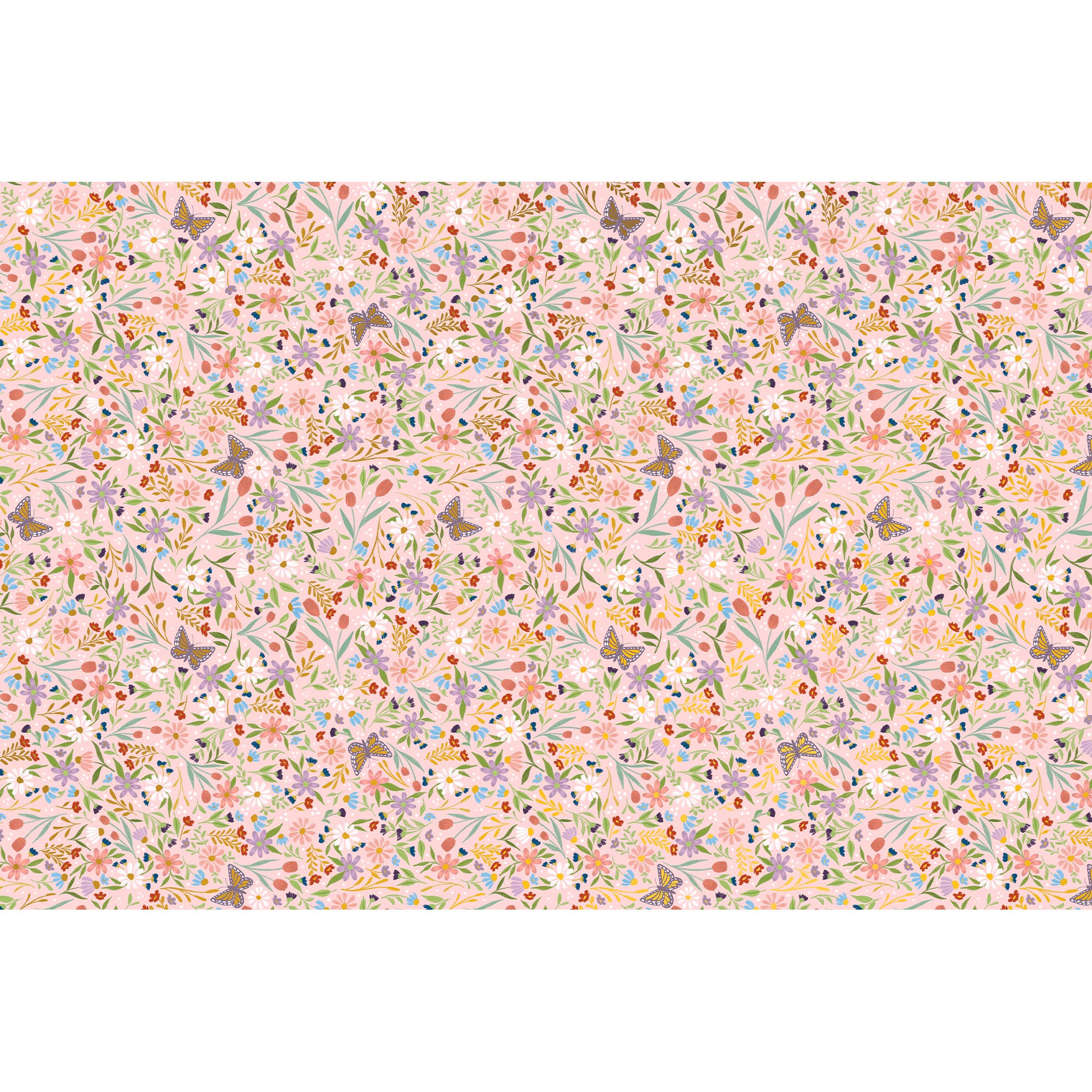 Jillson & Roberts - Wholesale Tissue Paper - Delicate Floral - Tissue - Printed2