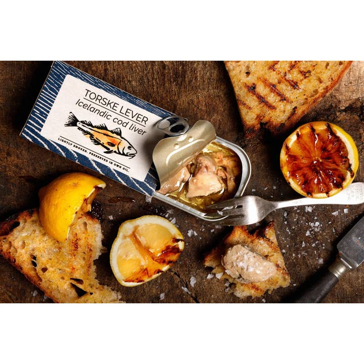 FANGST - Wholesale Tinned Fish - Fangst Torske Lever Smoked Cod Liver, 120g2