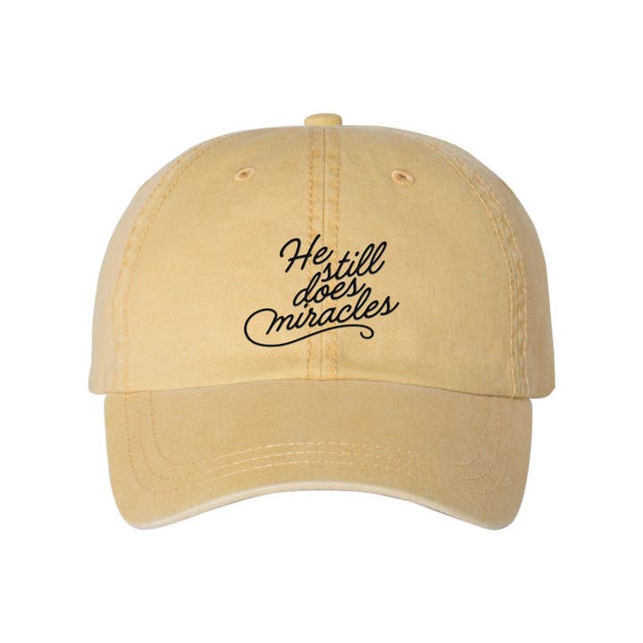 Scripted Pearl - Wholesale Baseball Cap - Unisex - He Still Does Miracles Embroidered Christian Baseball Cap13