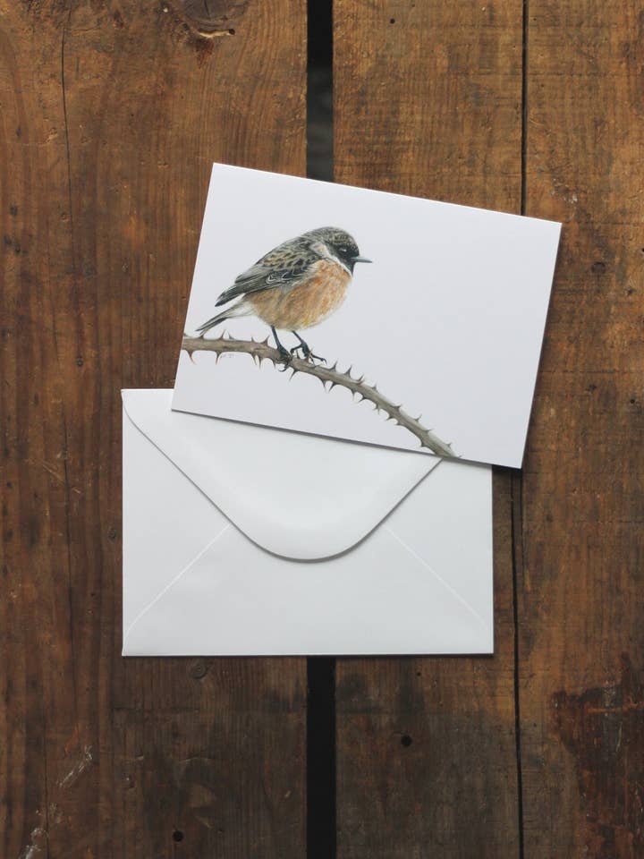 songbird - notecard for wholesale by stück in the studio
