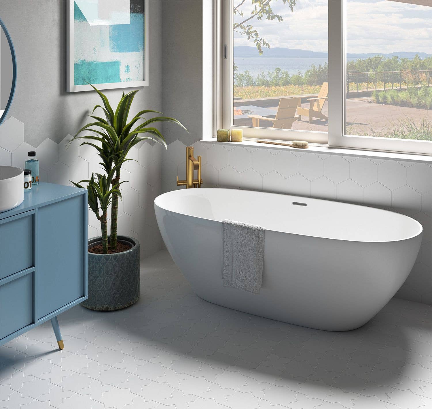 Soho Surfaces - Wholesale Wall Tile - Porto Cross | 5"x5" Porcelain Cross Wall and Floor Tile 6