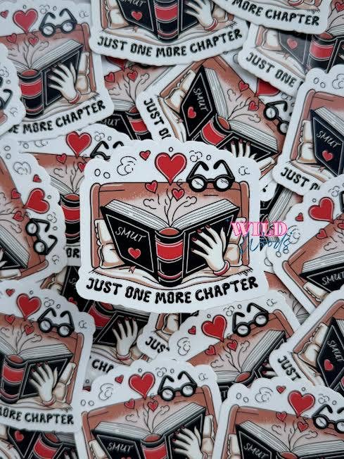 Book Sticker / One More Chapter for wholesale by Wild Woods