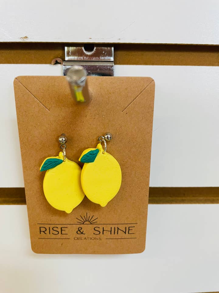 Lemon Dangles for wholesale by Rise and Shine Creations
