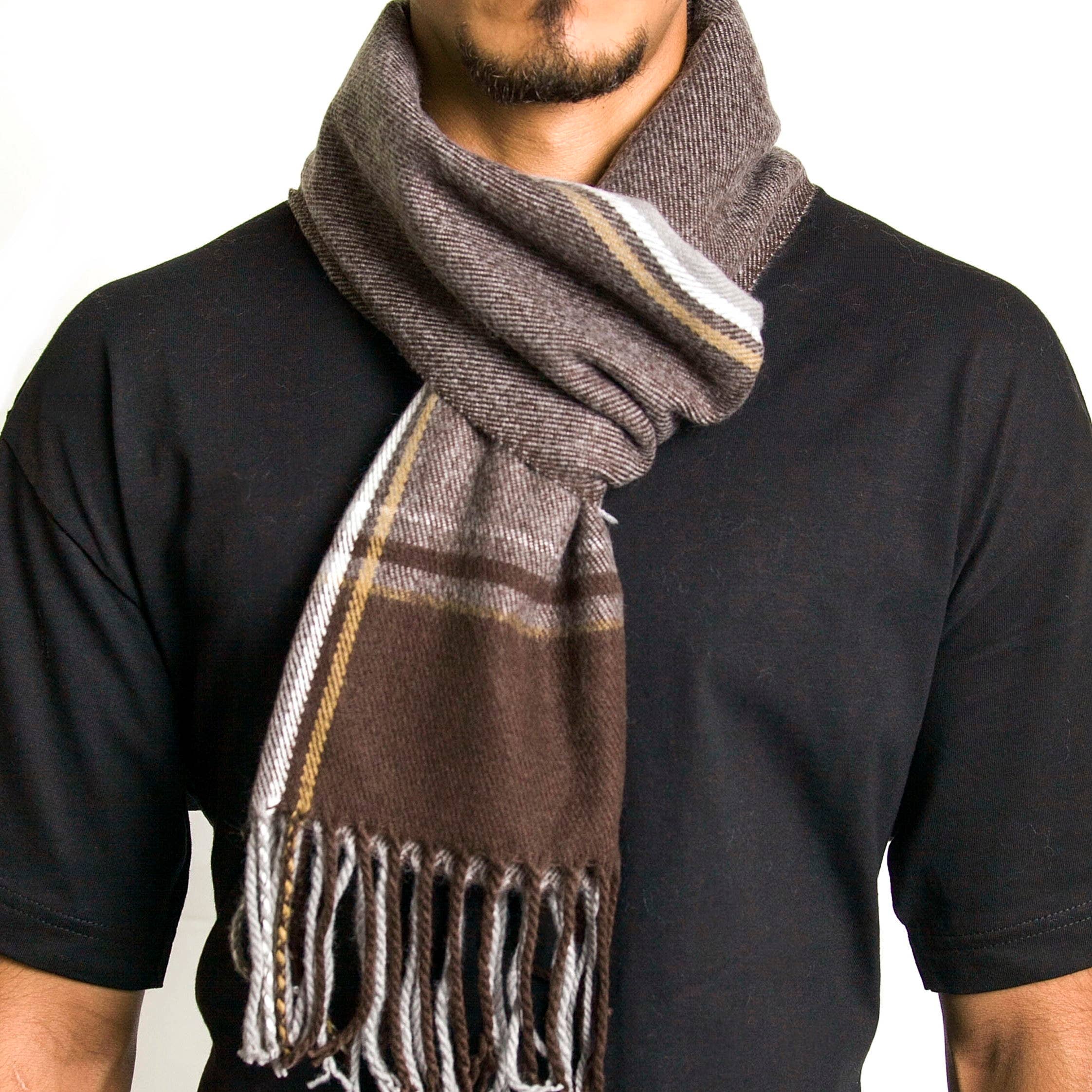 Alpine Swiss - Wholesale Scarf - Men's - Mens Scarf Softer Than Cashmere Scarves Plaids Womens Winter21
