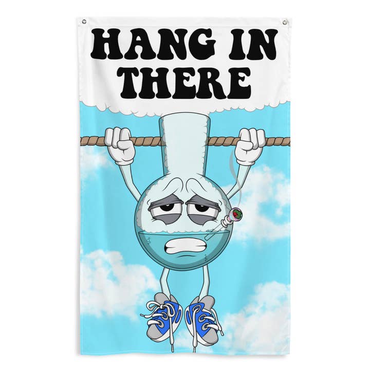 Hang in There Banner for wholesale by Petty Snacks