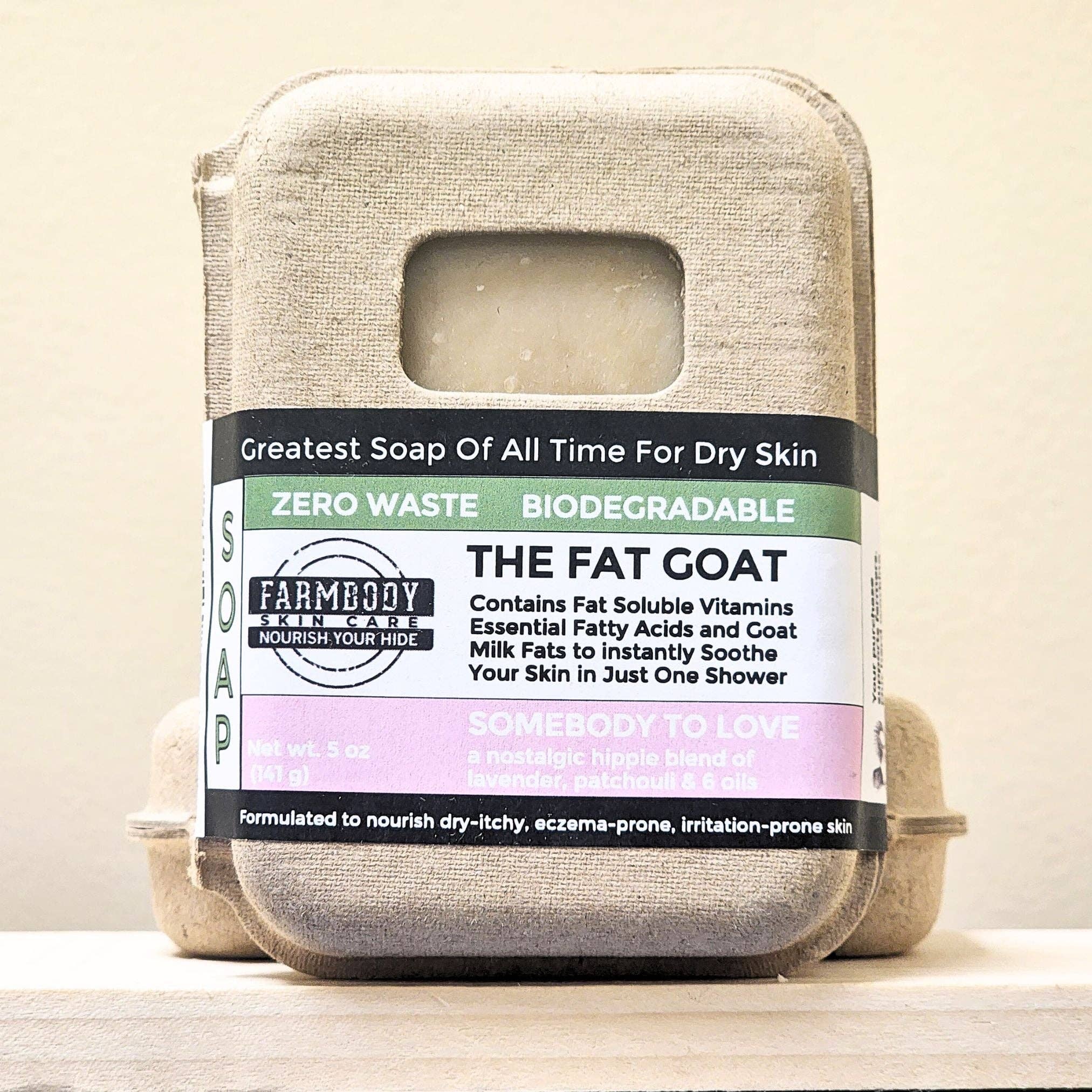 Farmbody Skin Care - Venta al por mayor Pastilla de jabón - The Fat Goat | El mejor jabón de leche de cabra y sebo para eccema y piel irritada11