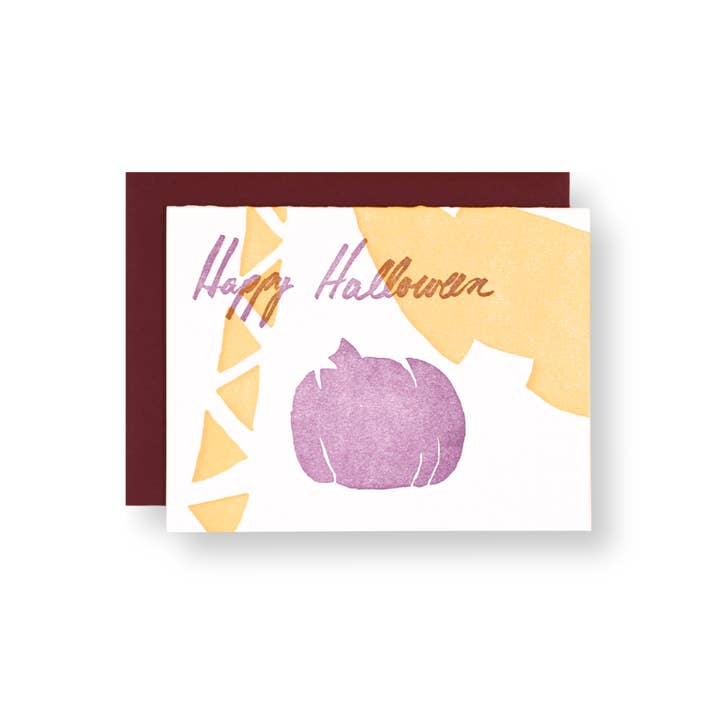 Letterpress PLAY – wholesale Halloween card – Halloween Thaumacard
