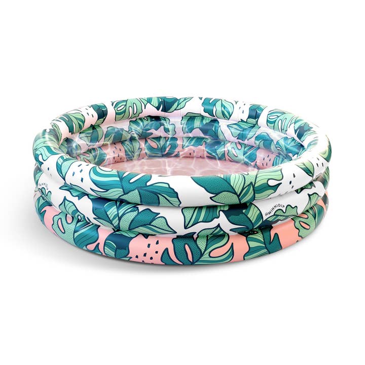 Minnidip by La Vaca - Wholesale Inflatables - That's Banana (Leaves) Luxe Inflatable Pool0