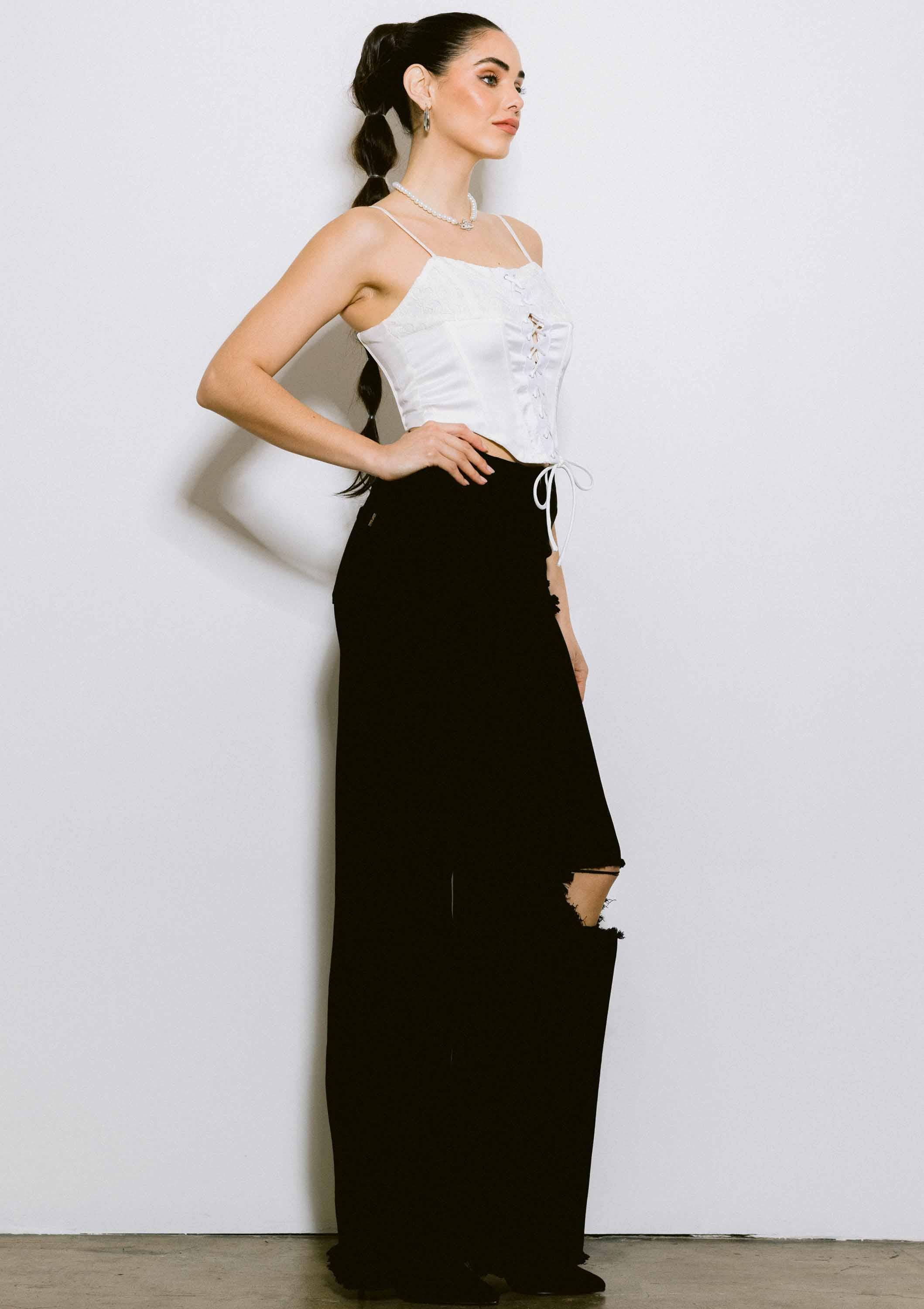 Vibrant M.i.U – Großhandel Jeans – Damen – Weite High-Rise-Jeans mit Komfort-Stretch5