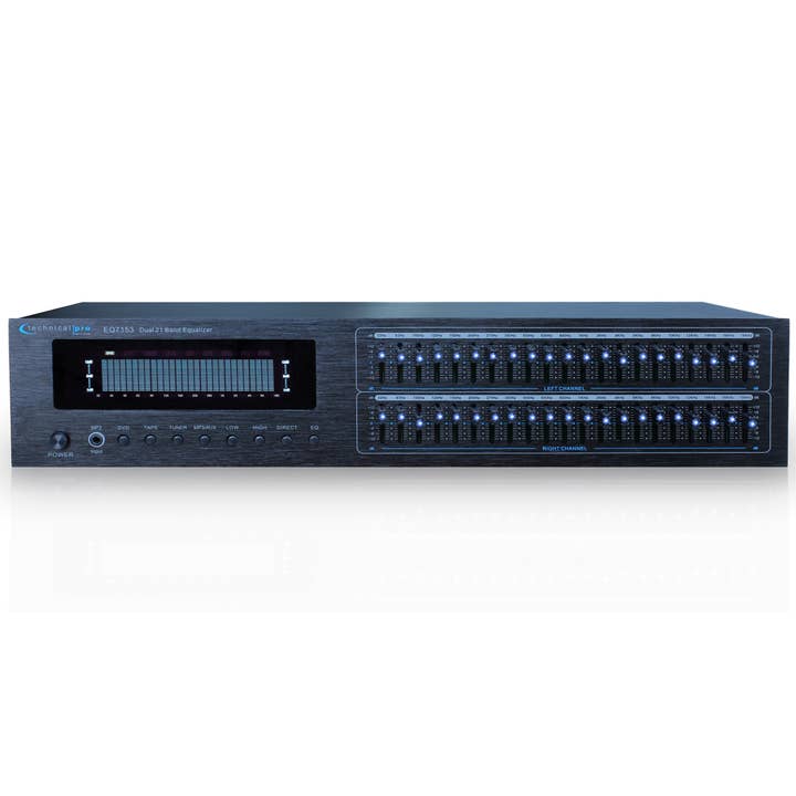 Dual 21 Band Stereo Equalizer with Individual LED indicators for wholesale by Technical Pro